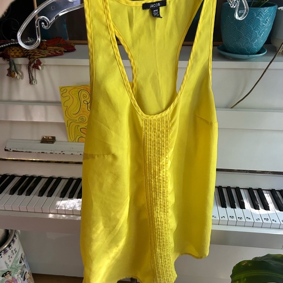 Jacob Sunny Yellow Women's Tank Top M - Picture 13 of 16